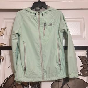 Light Teal New Balance Wind Breaker